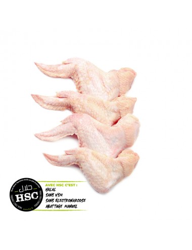 Ailes de poulet 1kg iqf HSC