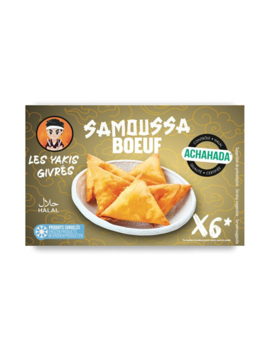 Samossa au boeuf x6 Yakis givrés 330G ACHAHADA