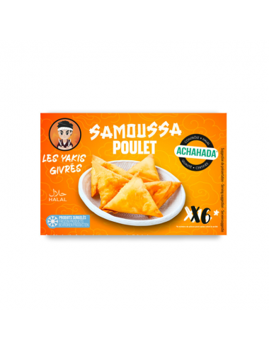 Samossa au poulet x6 Yakis givrés 330G ACHAHADA