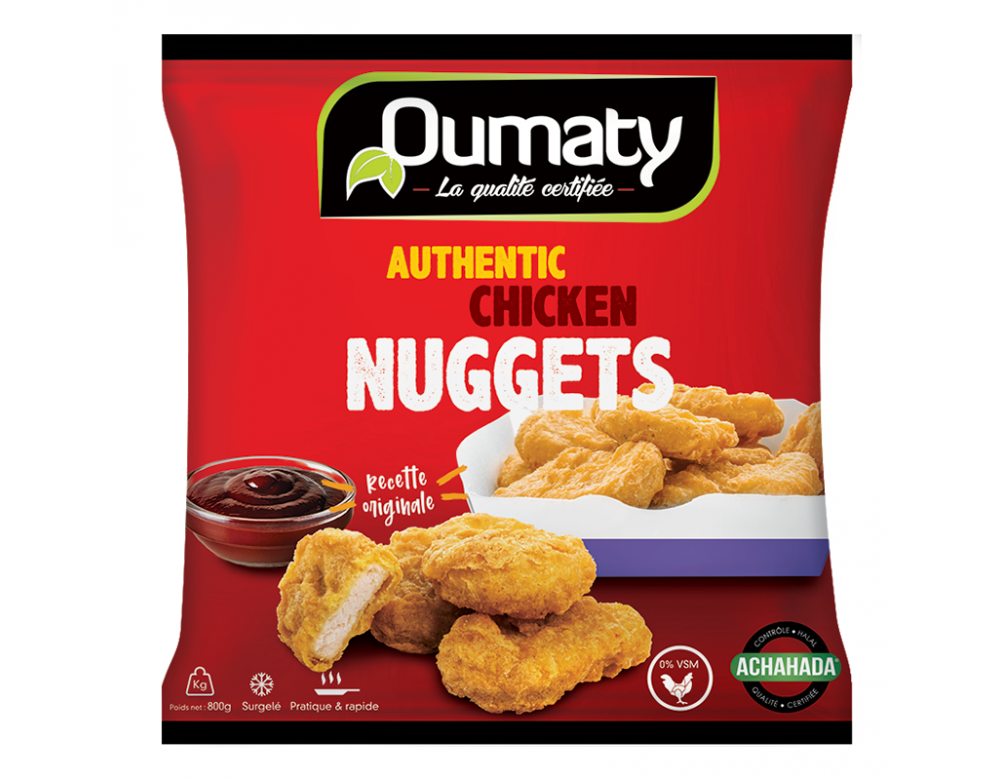 AUTHENTIC CHICKEN NUGGETS 800 G OUMATY