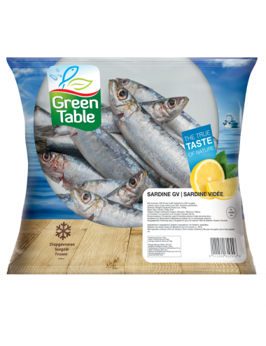 Sardines vidées Greentable 1kg